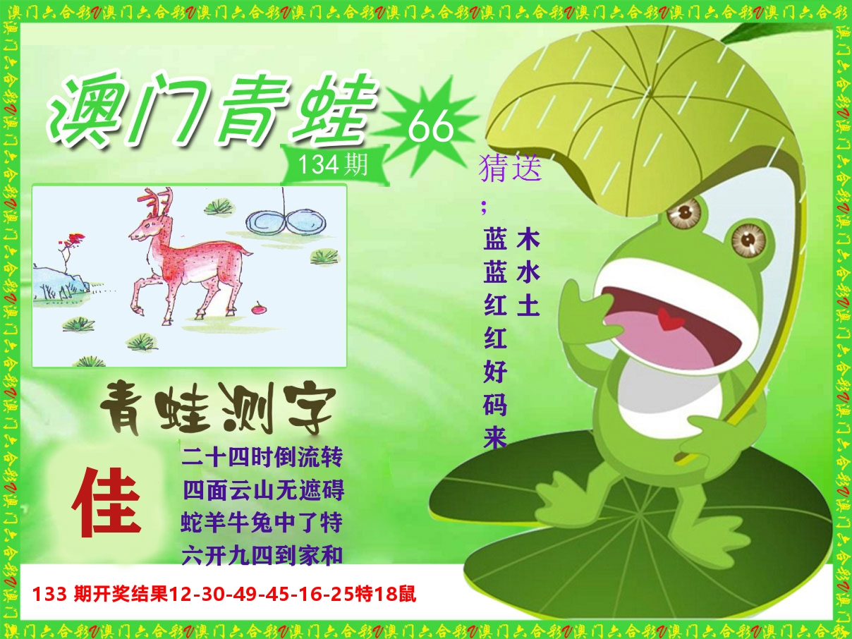 青蛙系列66 第134期