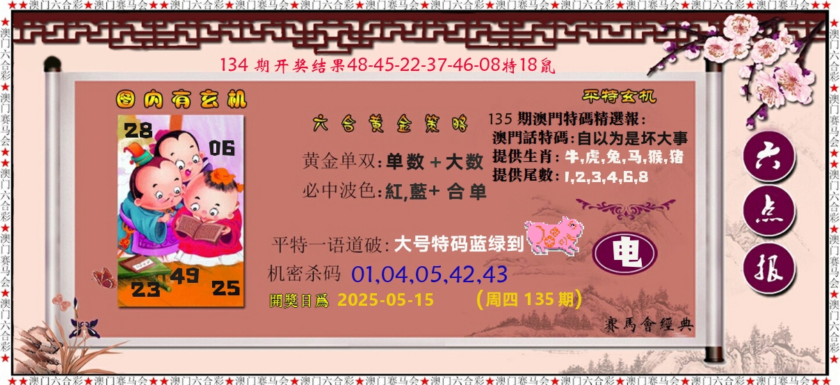 黄金策略 第135期