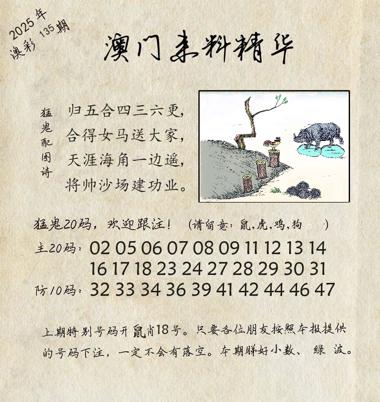 精华来料 第135期