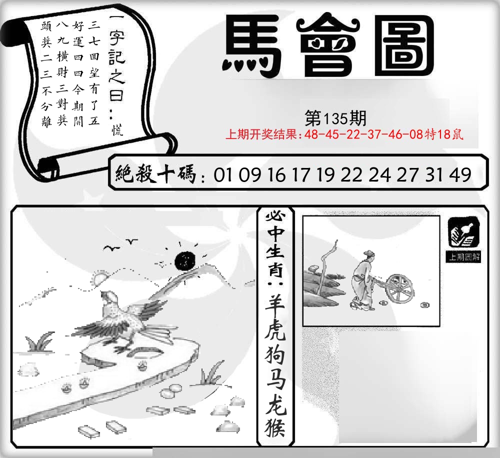 马会图 第135期