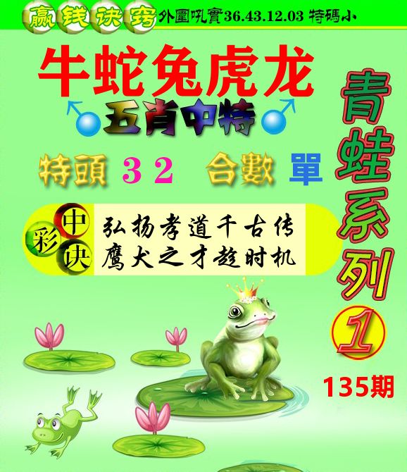 青蛙彩图 第135期