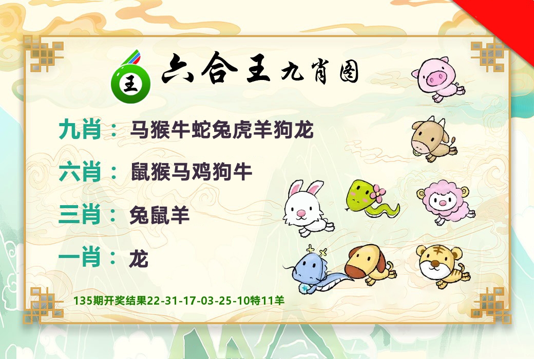 六合王九肖图 第136期