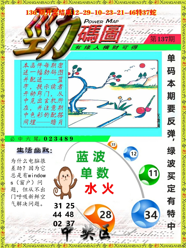 劲码图 第137期