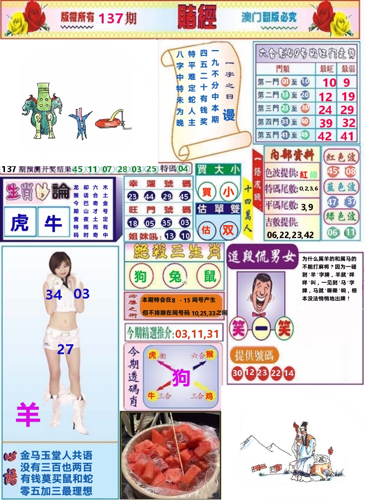 澳门赌经 第137期