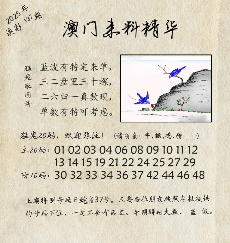 精华来料 第137期