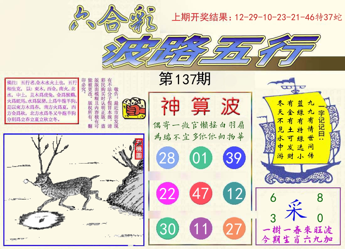 波路五行 第137期