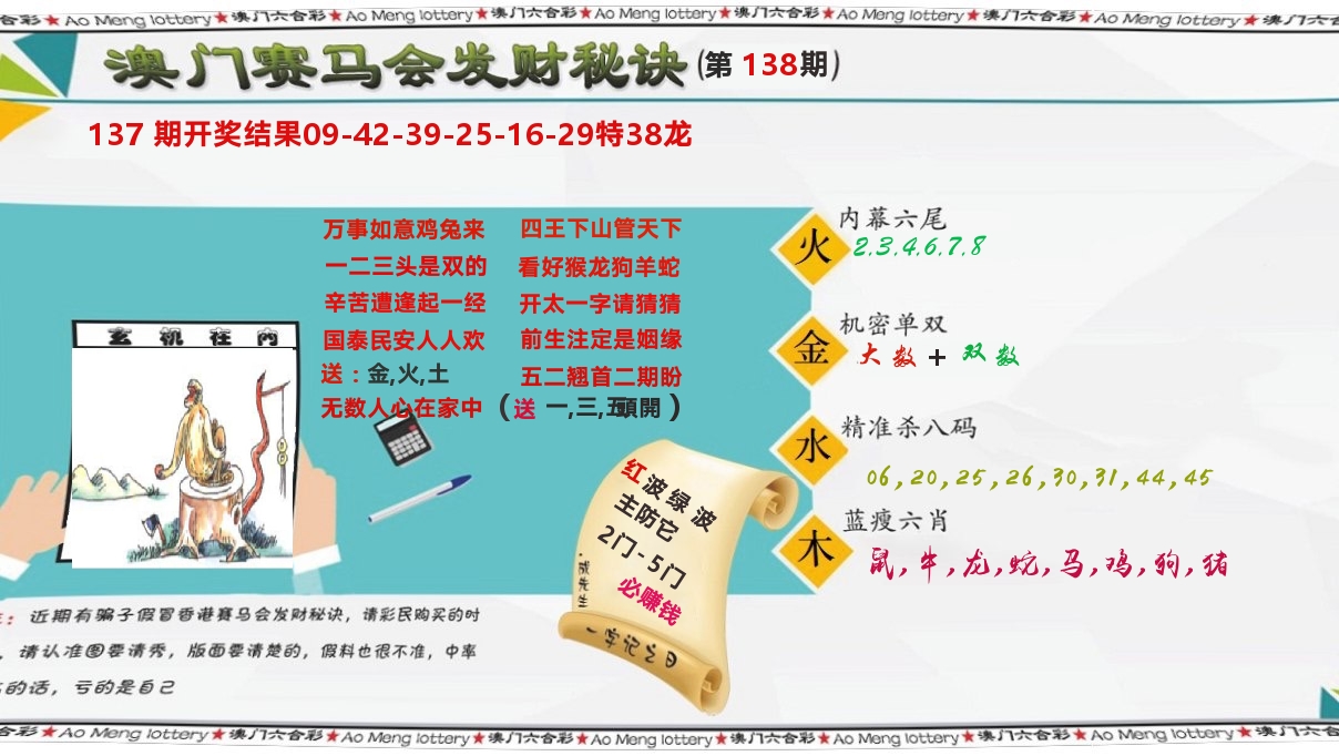 发财秘诀 第138期
