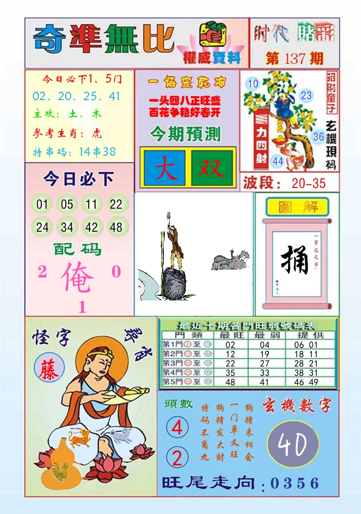 时代赌彩 第138期