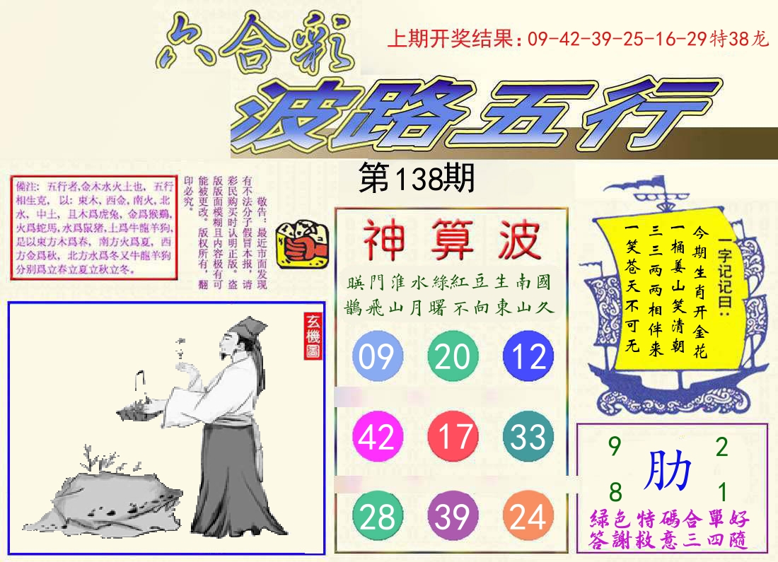 波路五行 第138期