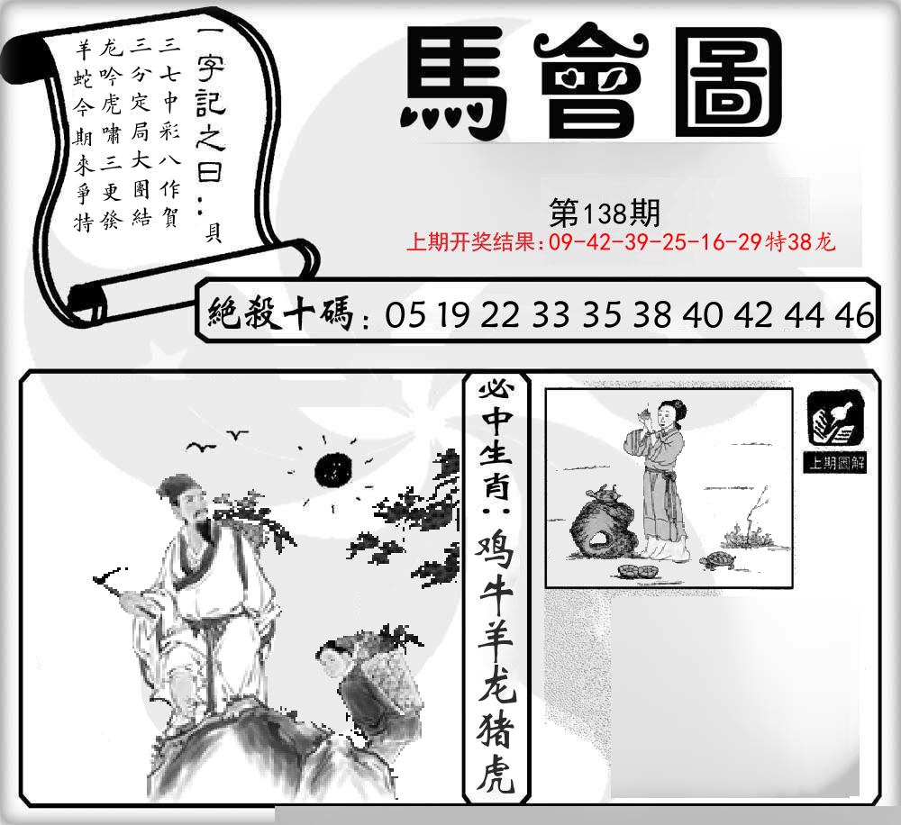 马会图 第138期