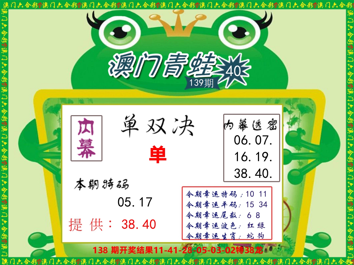 青蛙系列50 第139期