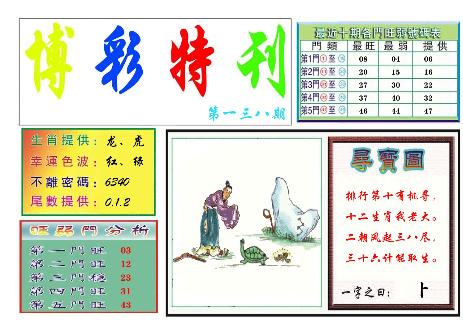 博彩特刊 第139期