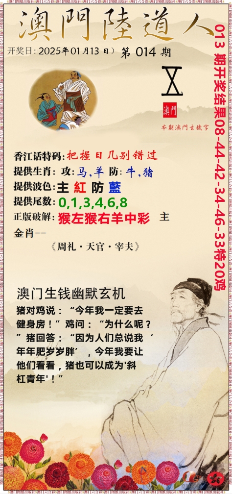 澳门陆道人 第14期