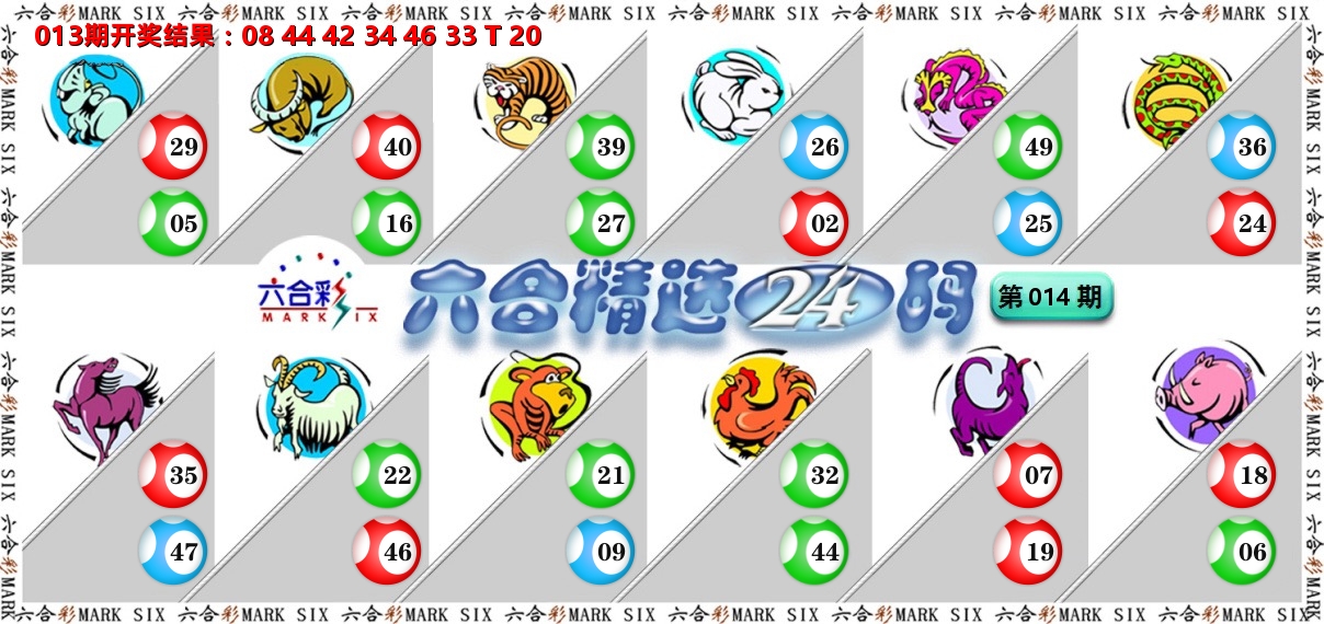 六合精选24码 第14期
