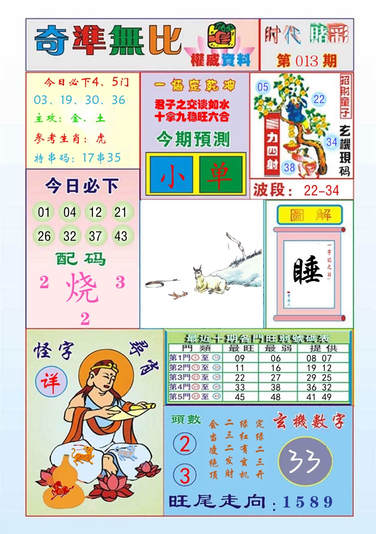 时代赌彩 第14期