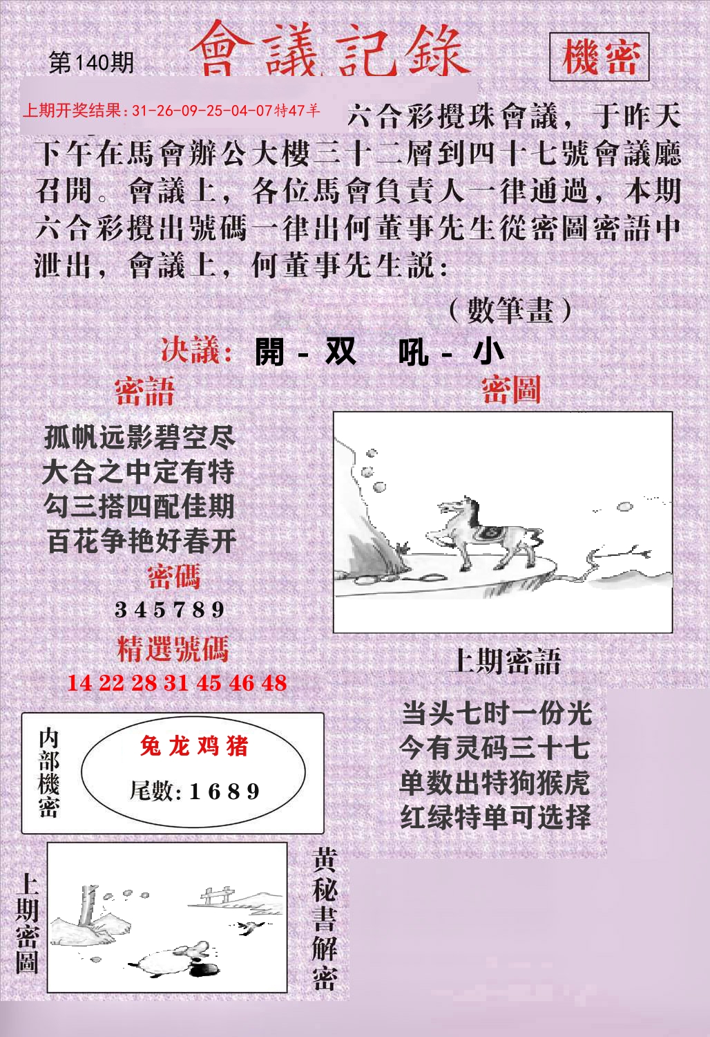 会议记录 第140期