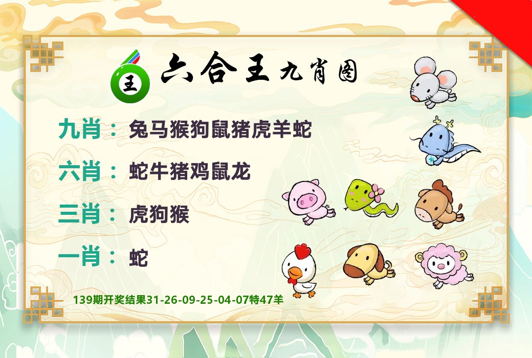 六合王九肖图 第140期