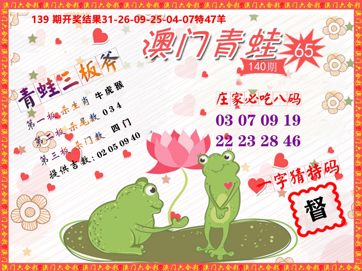 青蛙系列65 第140期