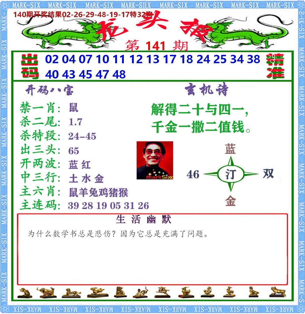 澳门龙头报 第141期
