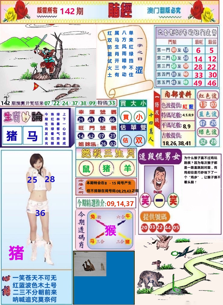 澳门赌经 第142期