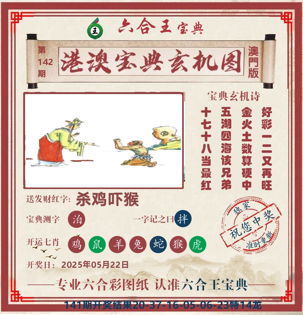六合王宝典玄机 第142期