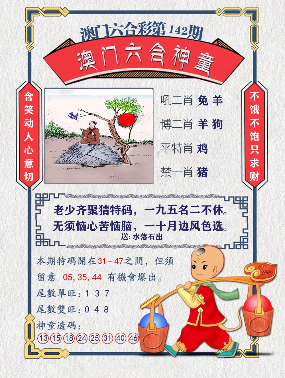 六合神童 第142期