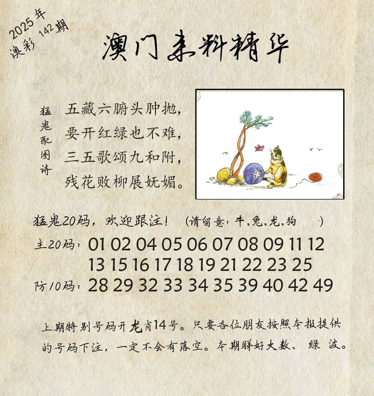 精华来料 第142期