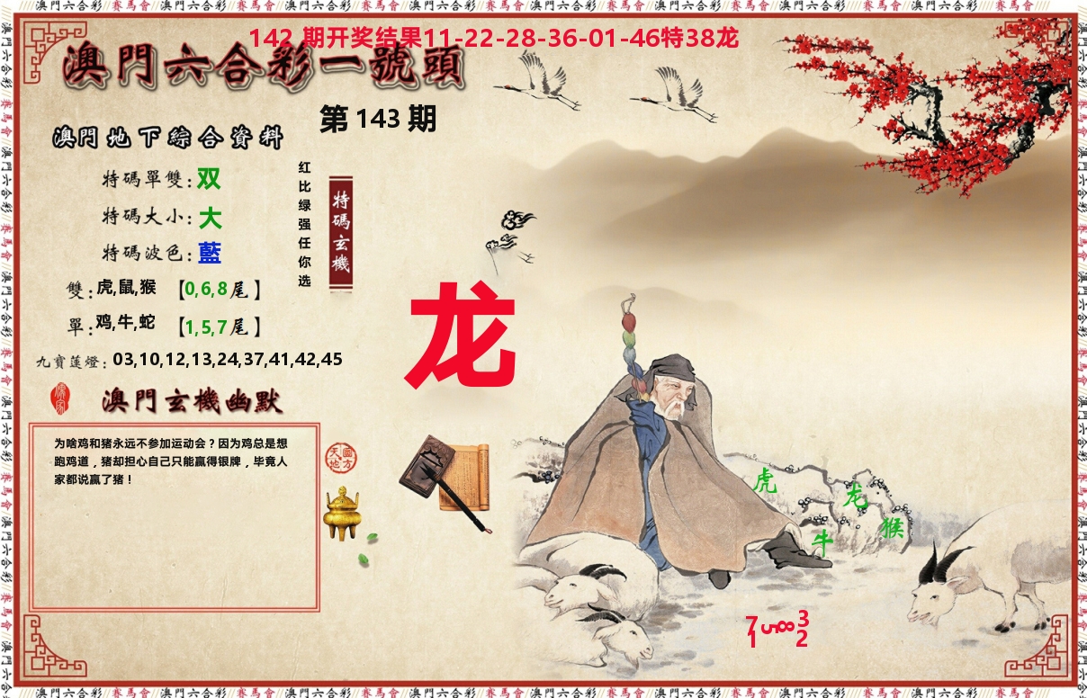 一号头 第143期