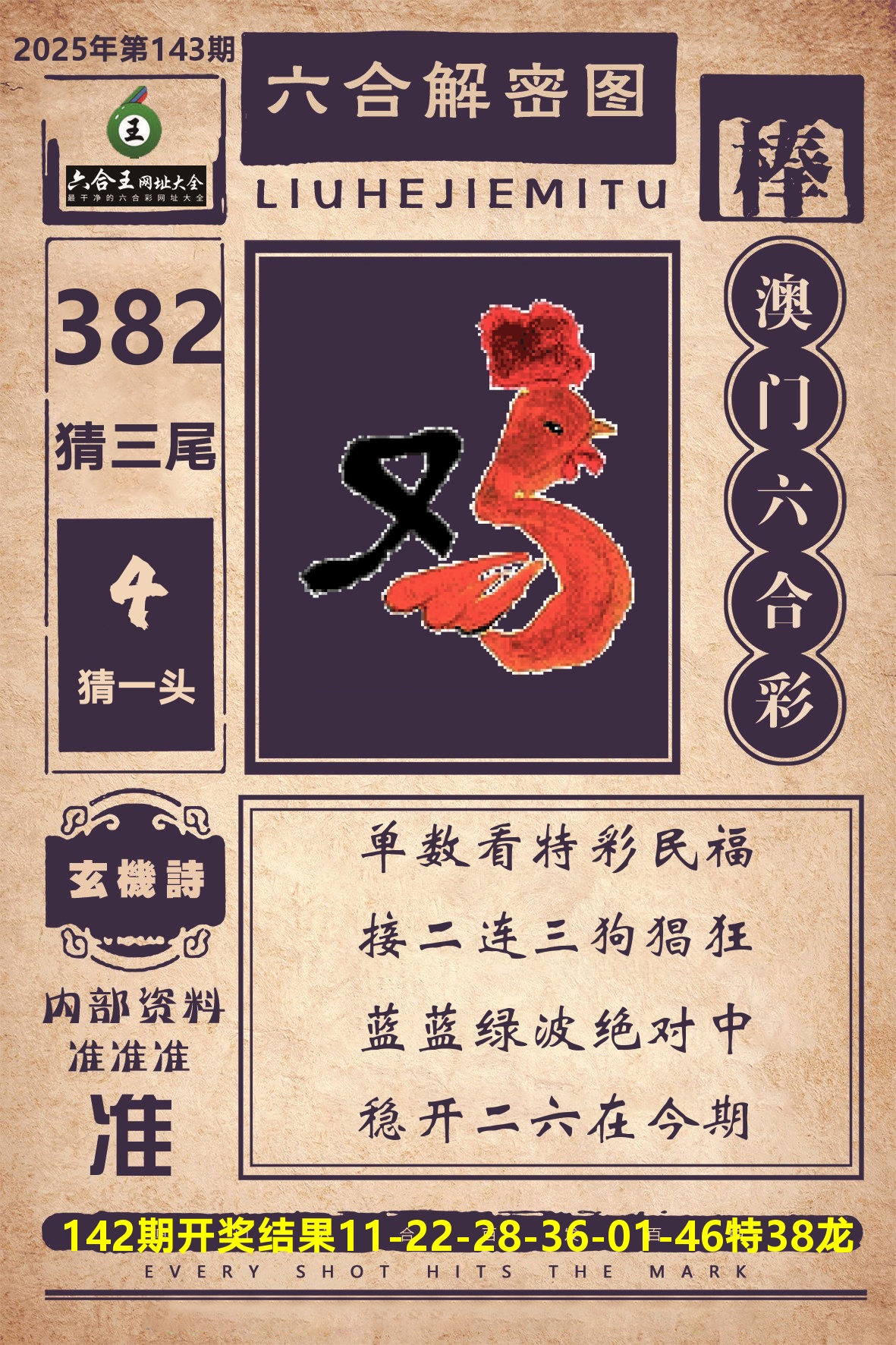 六合王六合解密 第143期