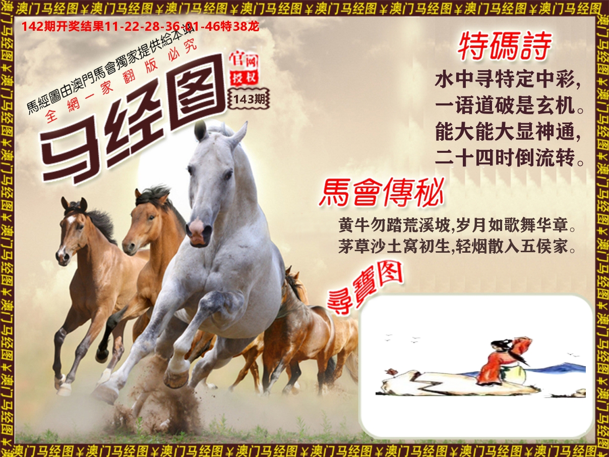 马经系列 第143期