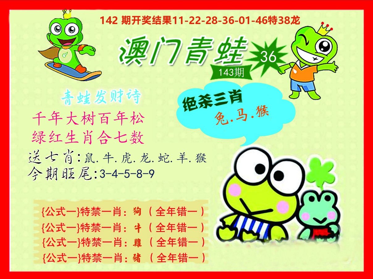 青蛙系列36 第143期