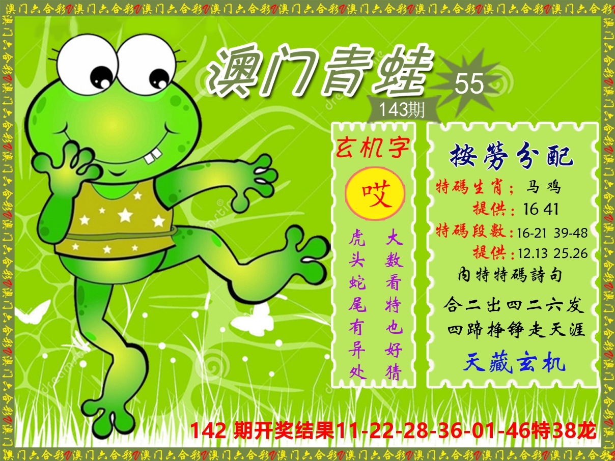 青蛙系列55 第143期
