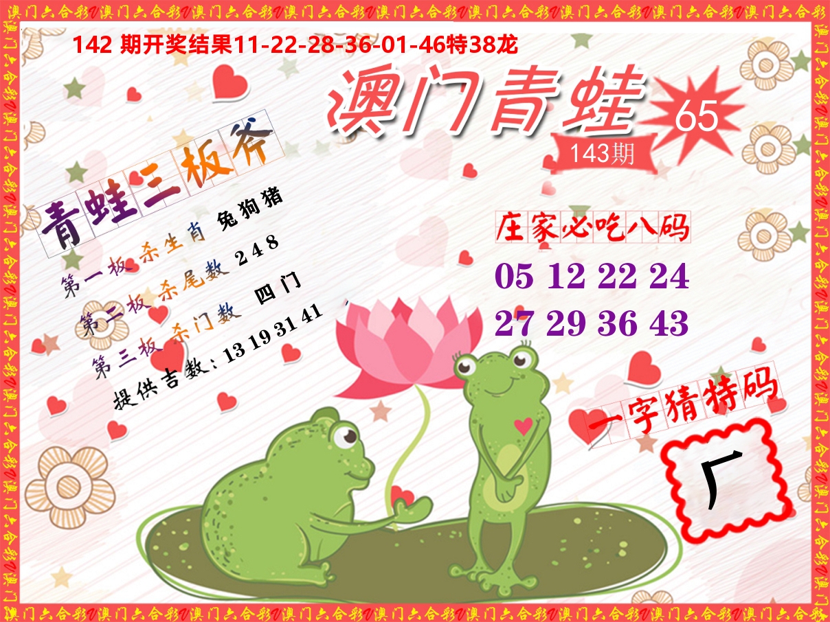 青蛙系列65 第143期