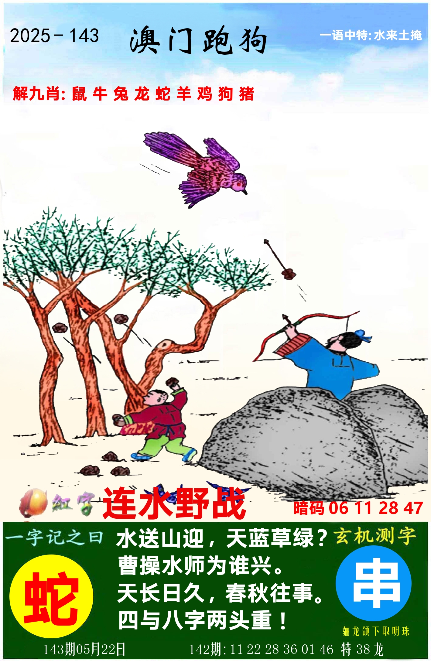 澳门跑狗图 第143期