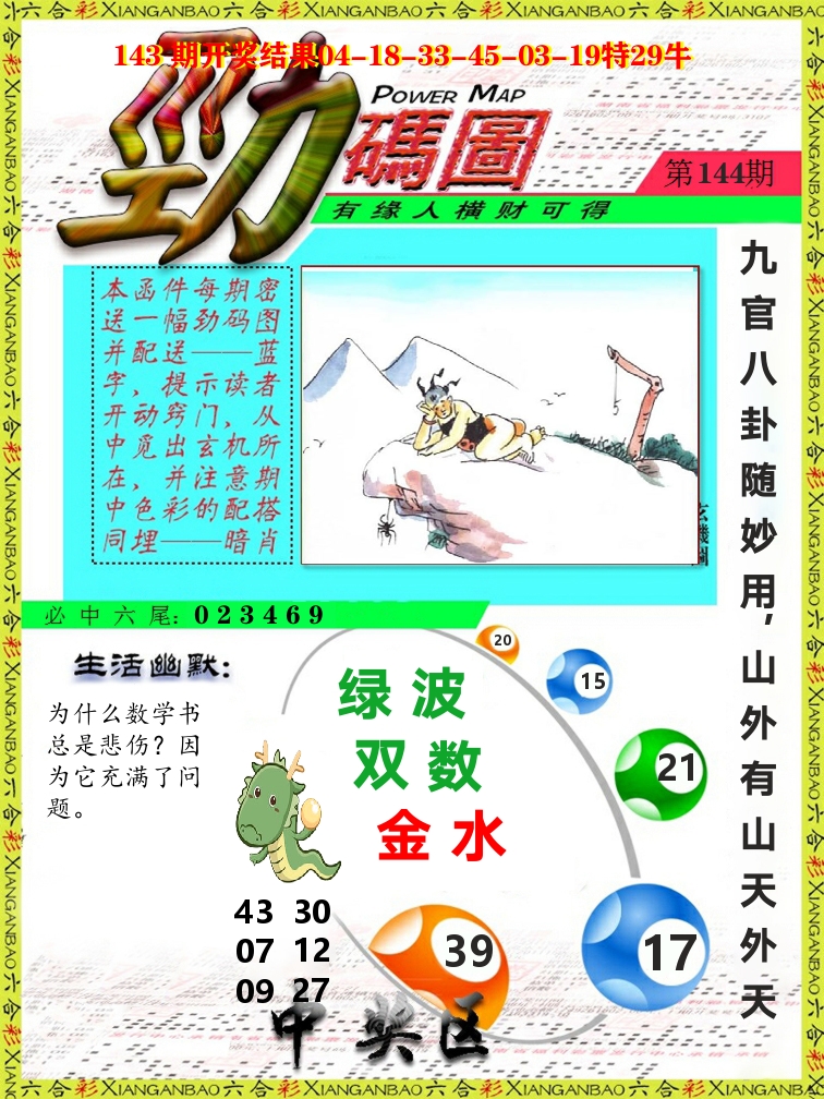 劲码图 第144期