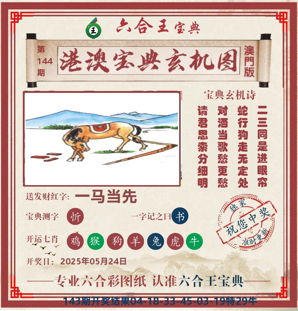六合王宝典玄机 第144期