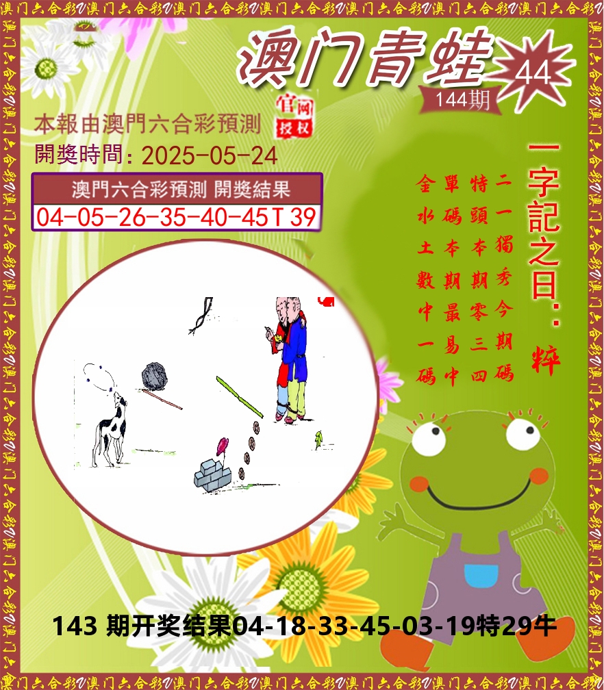 青蛙系列44 第144期