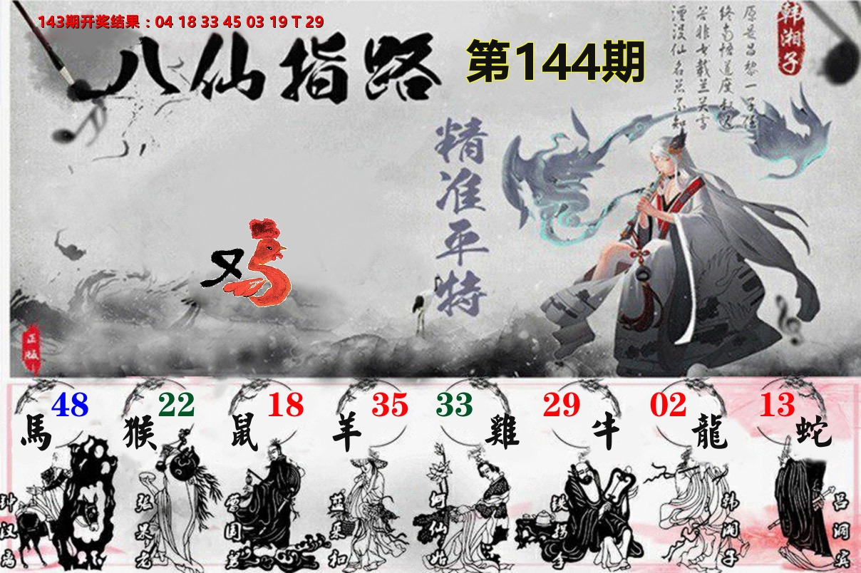 八仙指路 第144期