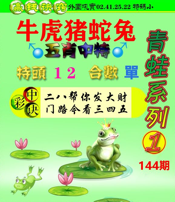 青蛙彩图 第144期
