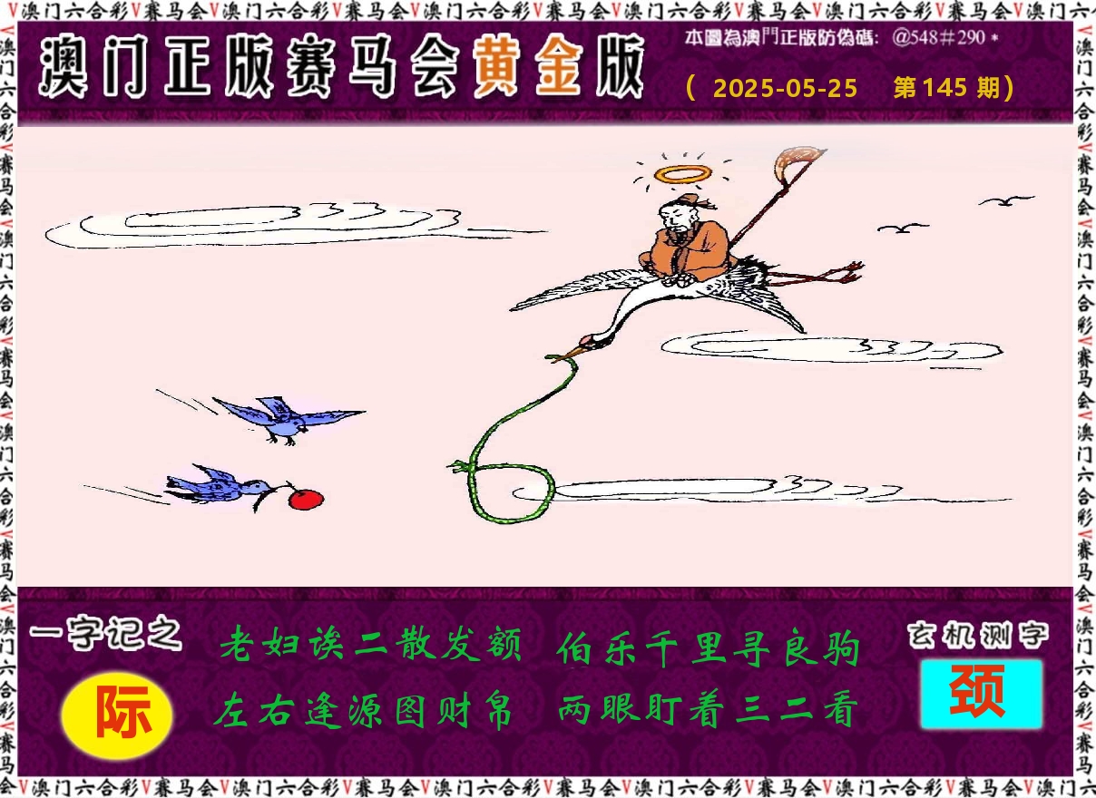 赛马会黄金版 第145期