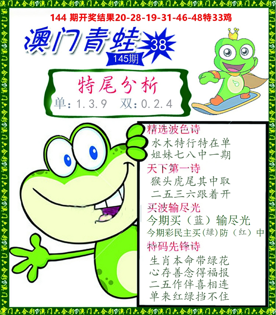 青蛙系列38 第145期