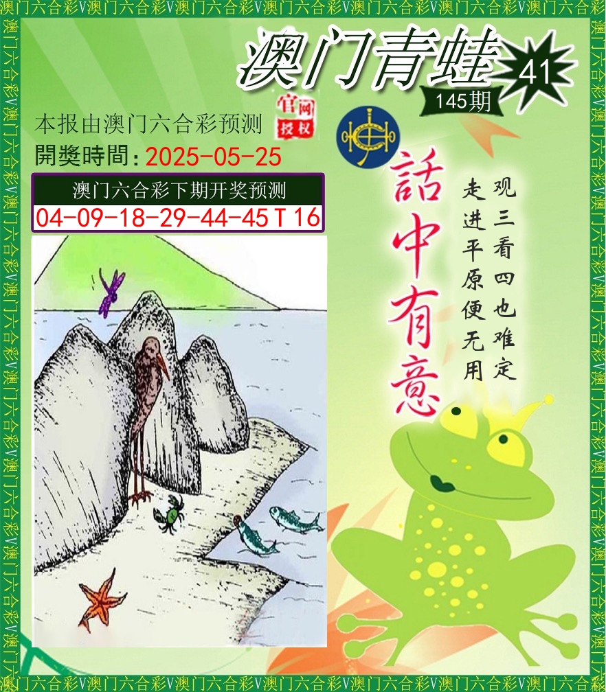 青蛙系列43 第145期