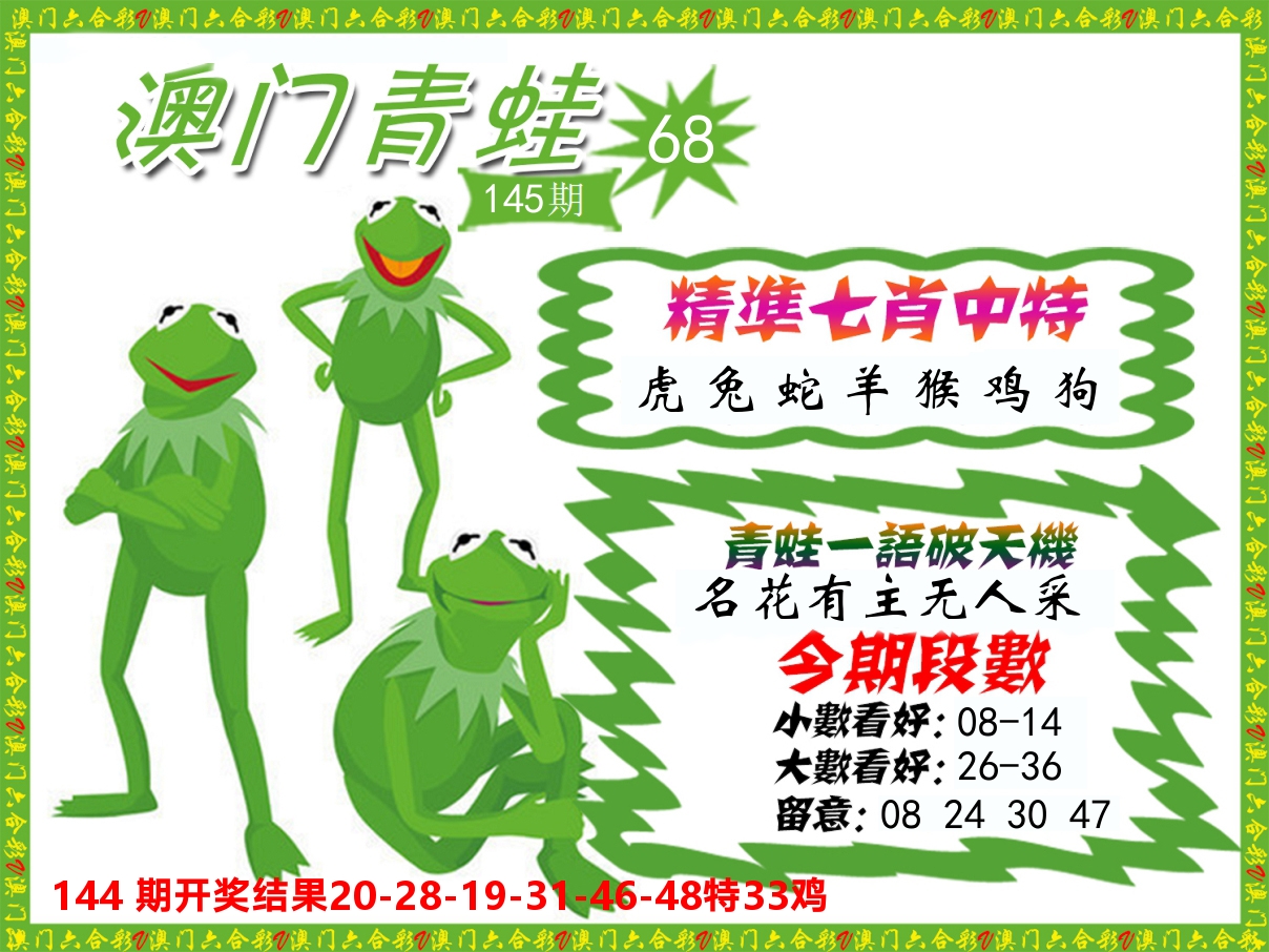 青蛙系列68 第145期
