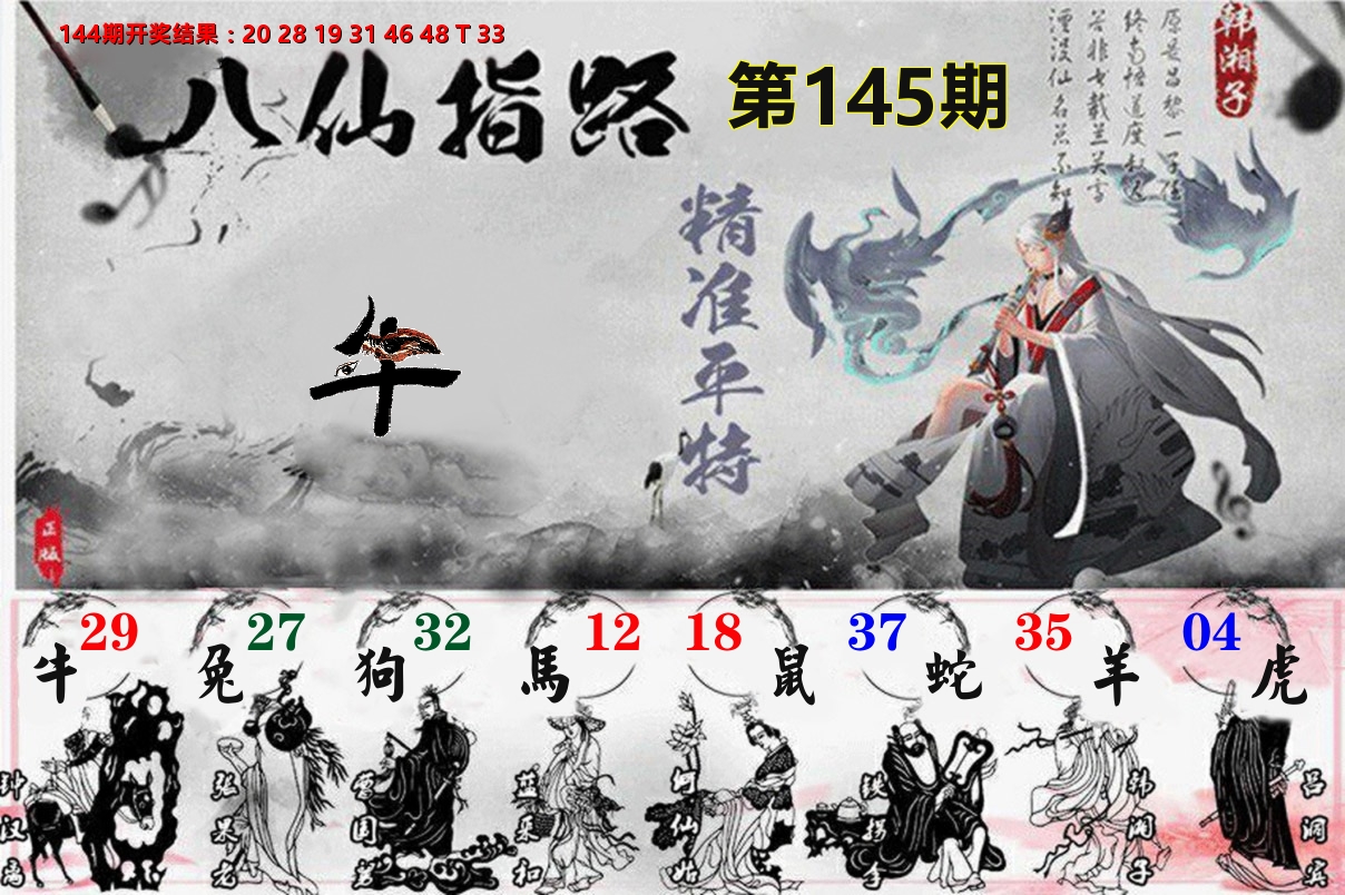 八仙指路 第145期