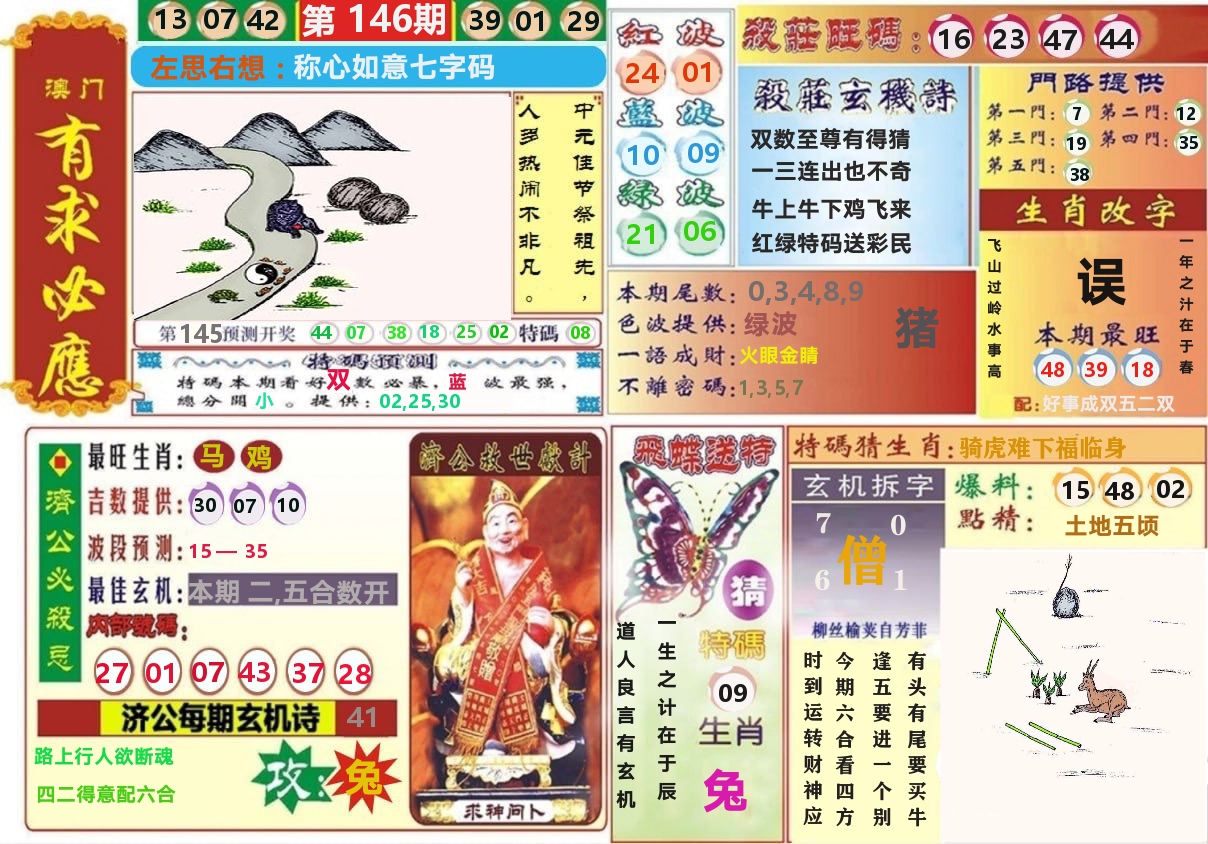 澳门有求必应 第146期
