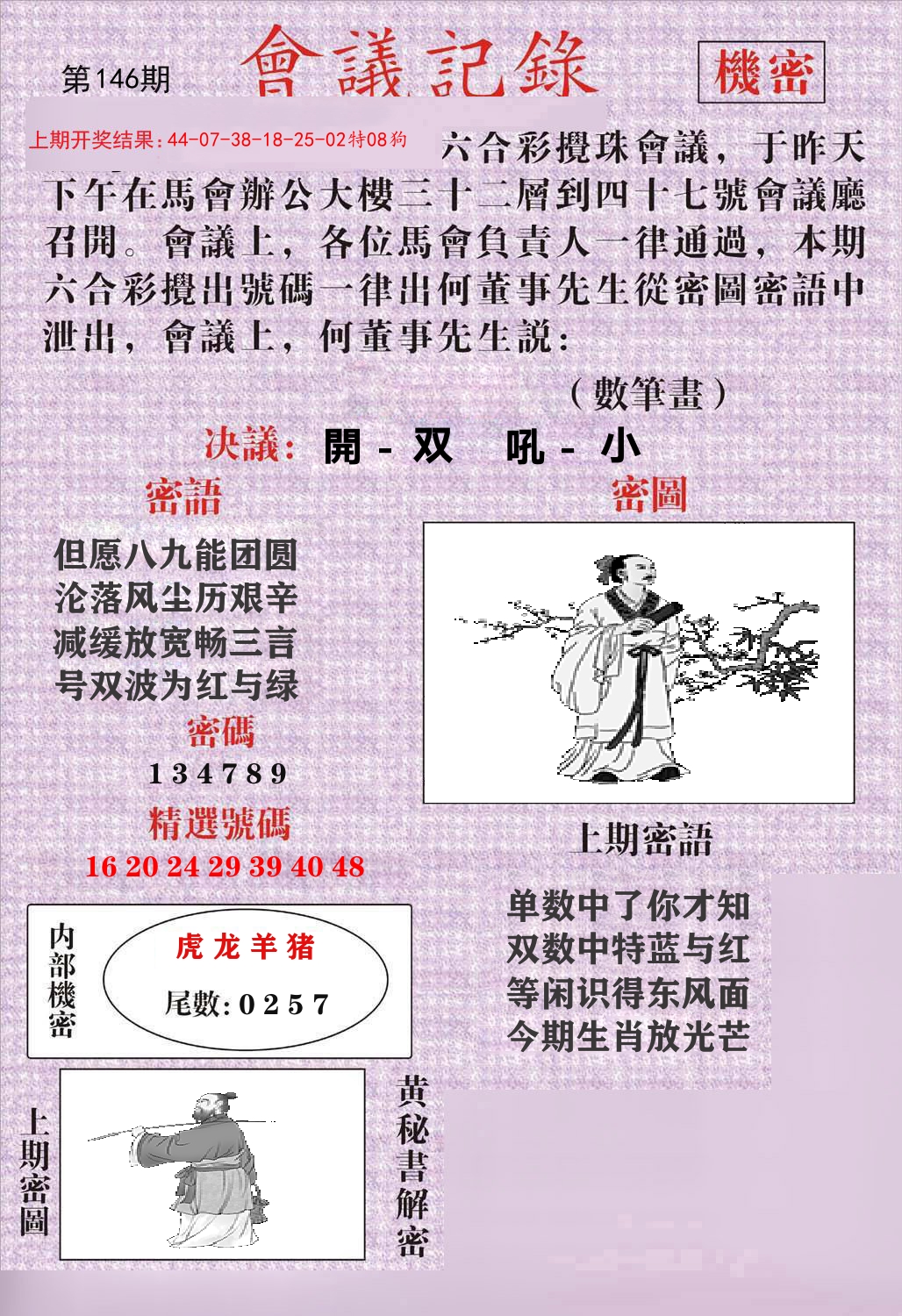 会议记录 第146期