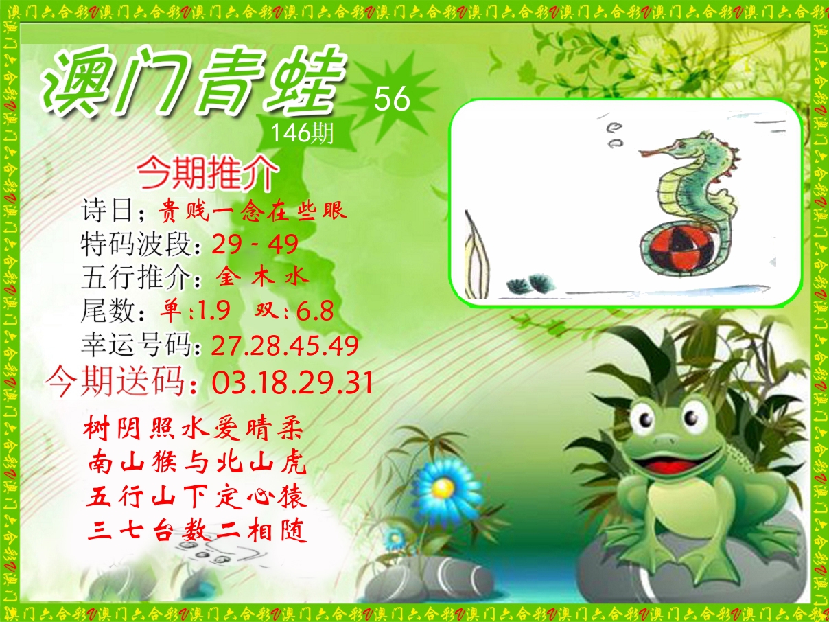 青蛙系列56 第146期