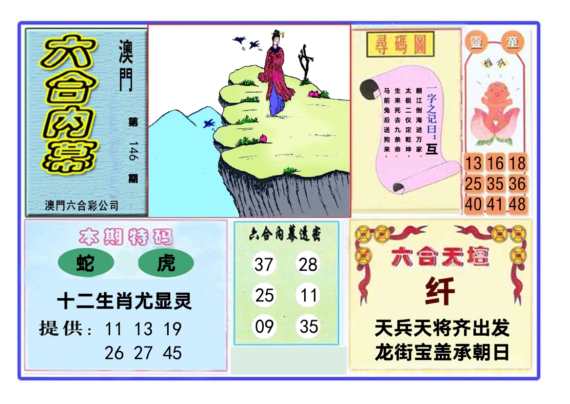 六合内幕 第146期