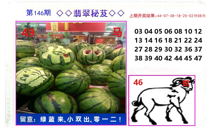 翡翠秘芨 第146期