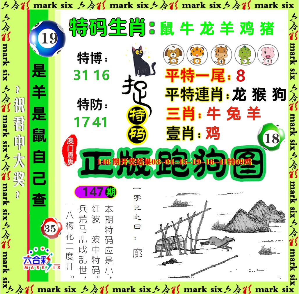 正版跑狗图 第147期